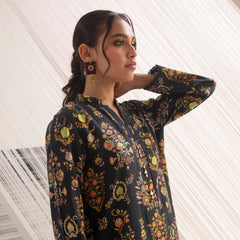 AJ- AJRAK JHUMKA handmade fabric earrings