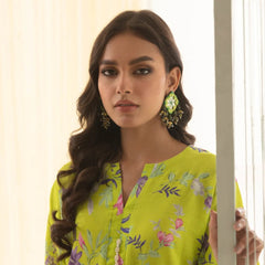 CC-GRADIENT GREEN MIRROR handmade earrings