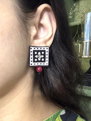 AA-AJRAK handmade earrings.