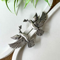 BIRD WITH LEAFY EARRINGS