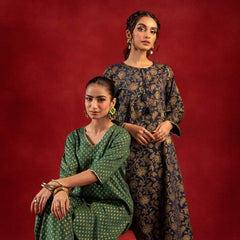 CC-GRADIENT GREEN MIRROR handmade earrings