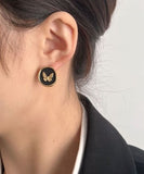 Enamel Butterfly studs