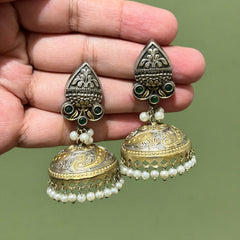 BRASS JHUMKA