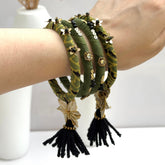 EMERALD AJRAK BANGLES