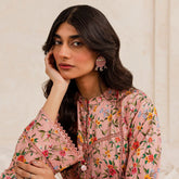 FF-PANNI PINK ROUND handmade earrings