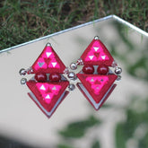 CC-TRIO MIRRIOR P handmade earrings