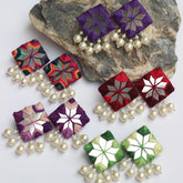 CC-MIRROR CANDIES handmade earrings.