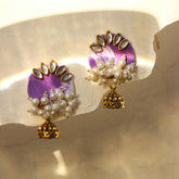 ROUND TIE & DYE KUNDAN JUMKA