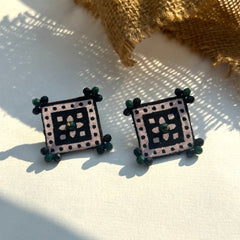 AA-AJRAK STUD handmade earrings