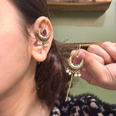 MOON EARNEEDLE EARCUFF