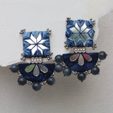 CC-MIRROR STONES handmade earrings