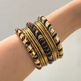 AJRAK GOLD BANGLES