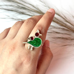 MITHOO EARRINGS & RING