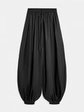 BLACK BOLLONS TROUSERS