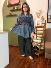 INDIGO AJRAK DRESS (2-PIECE)