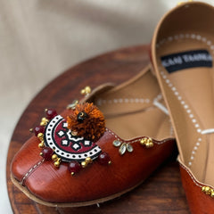 HANDMADE AJRAK POM POM KHUSSA