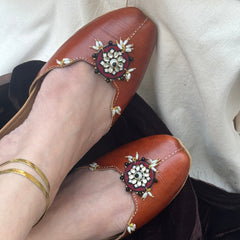 HANDMADE FABRIC BROOCH KHUSSA