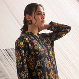 AJ- AJRAK JHUMKA handmade fabric earrings