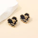 MELTING HEART ROSE studs