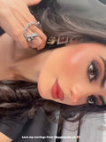 AJRAK ELEPHANT EARRINGS