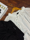 WHITE BALLOON TROUSERS