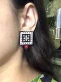 AA-AJRAK handmade earrings.