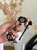 FF-BLACK BEAUTY HEADBAND handmade jewelry