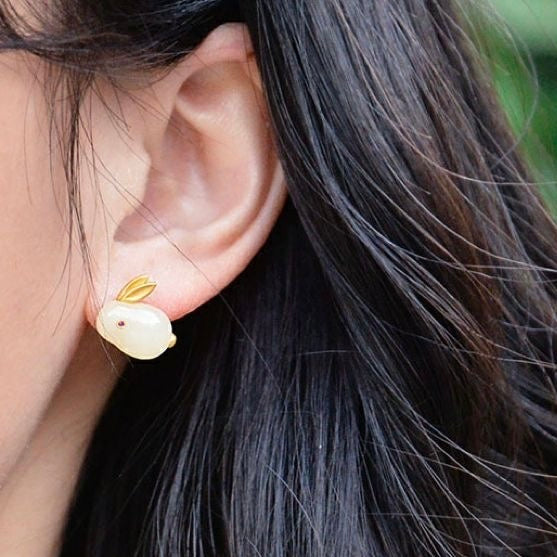 BE- Bunny ear studs