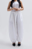 WHITE BOLLONS TROUSERS