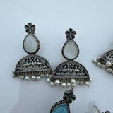 PEACOCK STONE EARRINGS