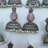 PEACOCK STONE EARRINGS
