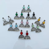 PEACOCK STONE EARRINGS