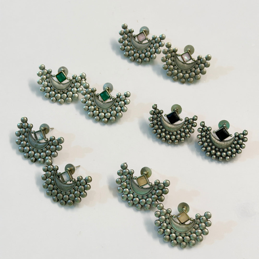MOON STARS EARRING