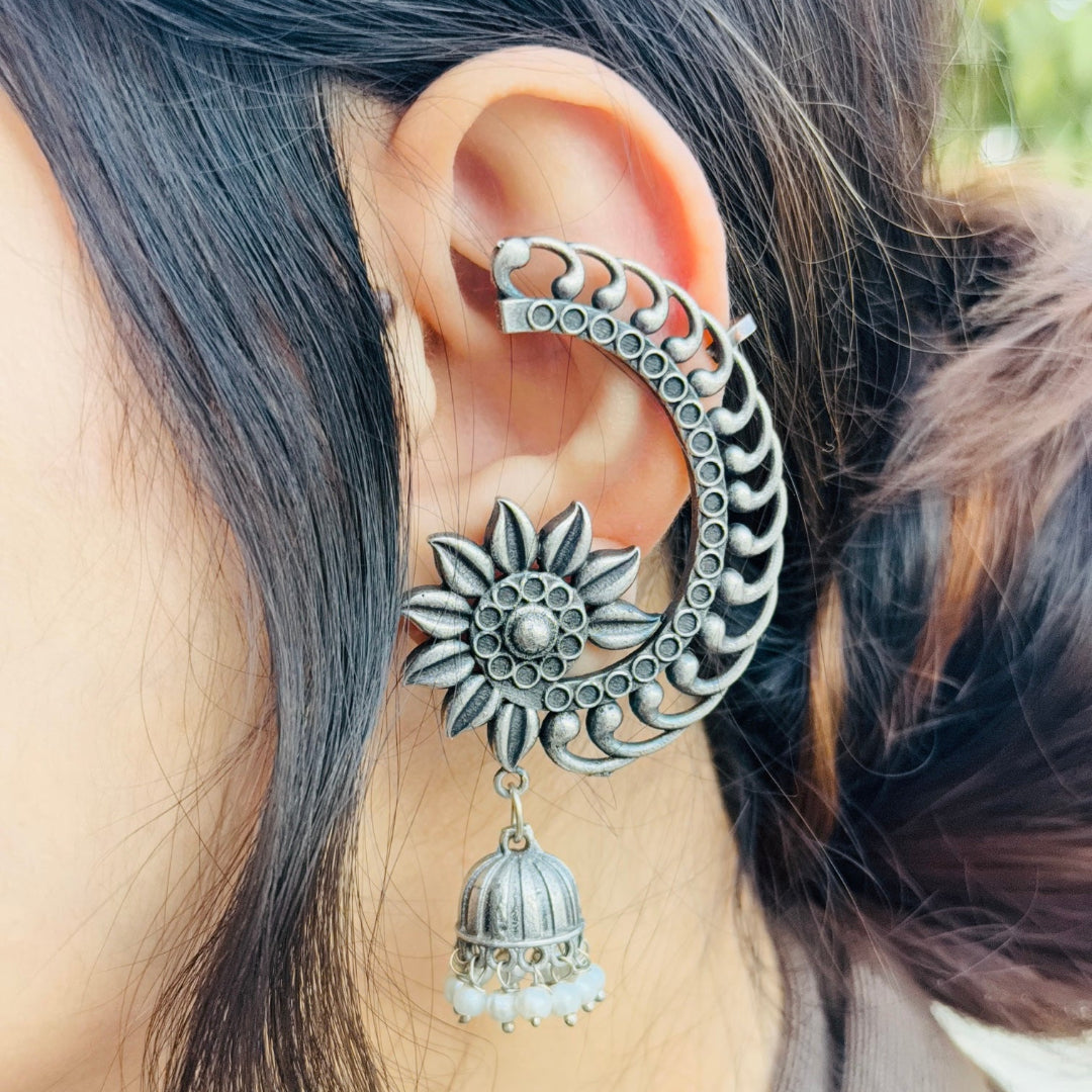 FLOWER EAR CUFFS