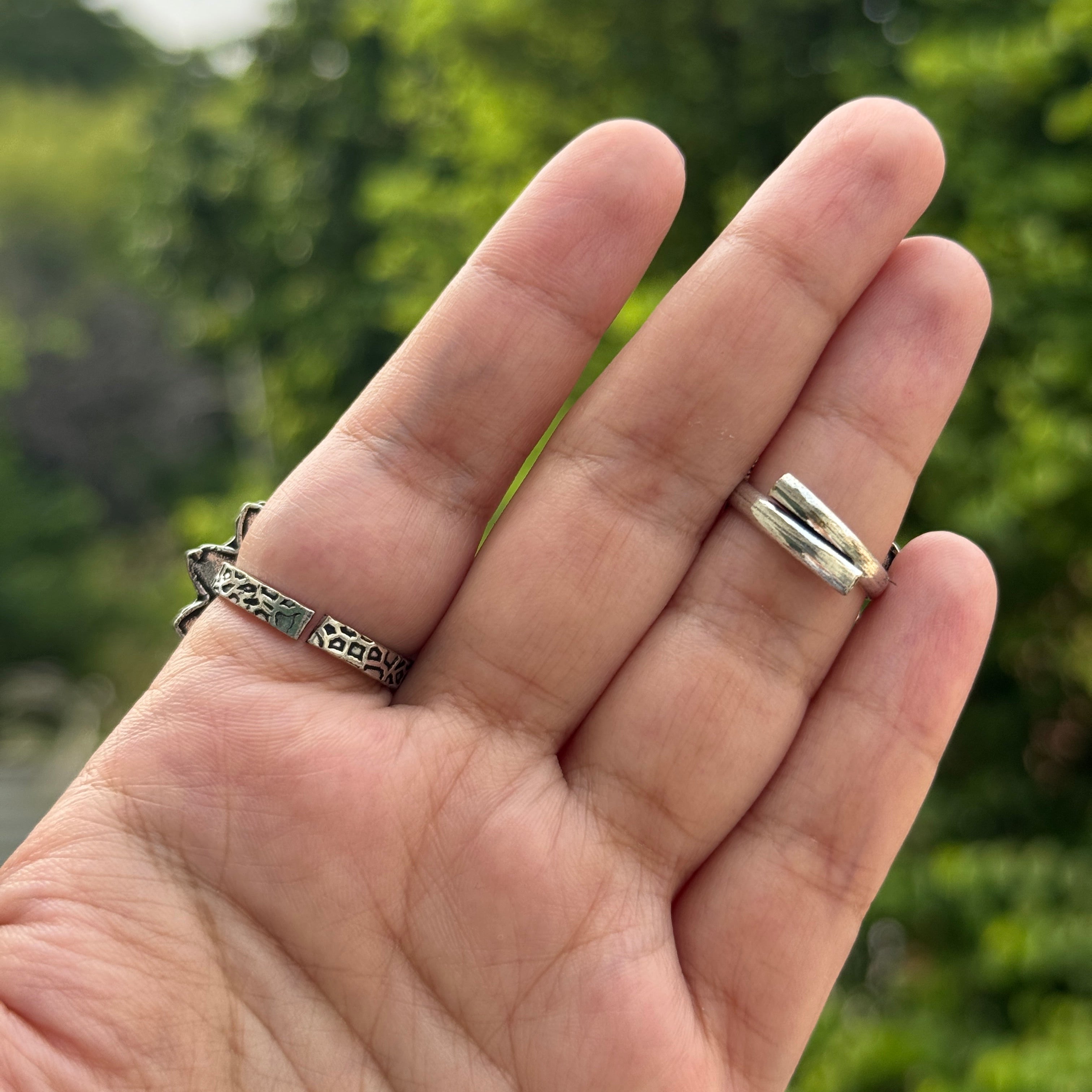 FLORAL BRASS RING