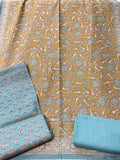 LIGHT BLUE (Fancy Khaddar 3-Piece)