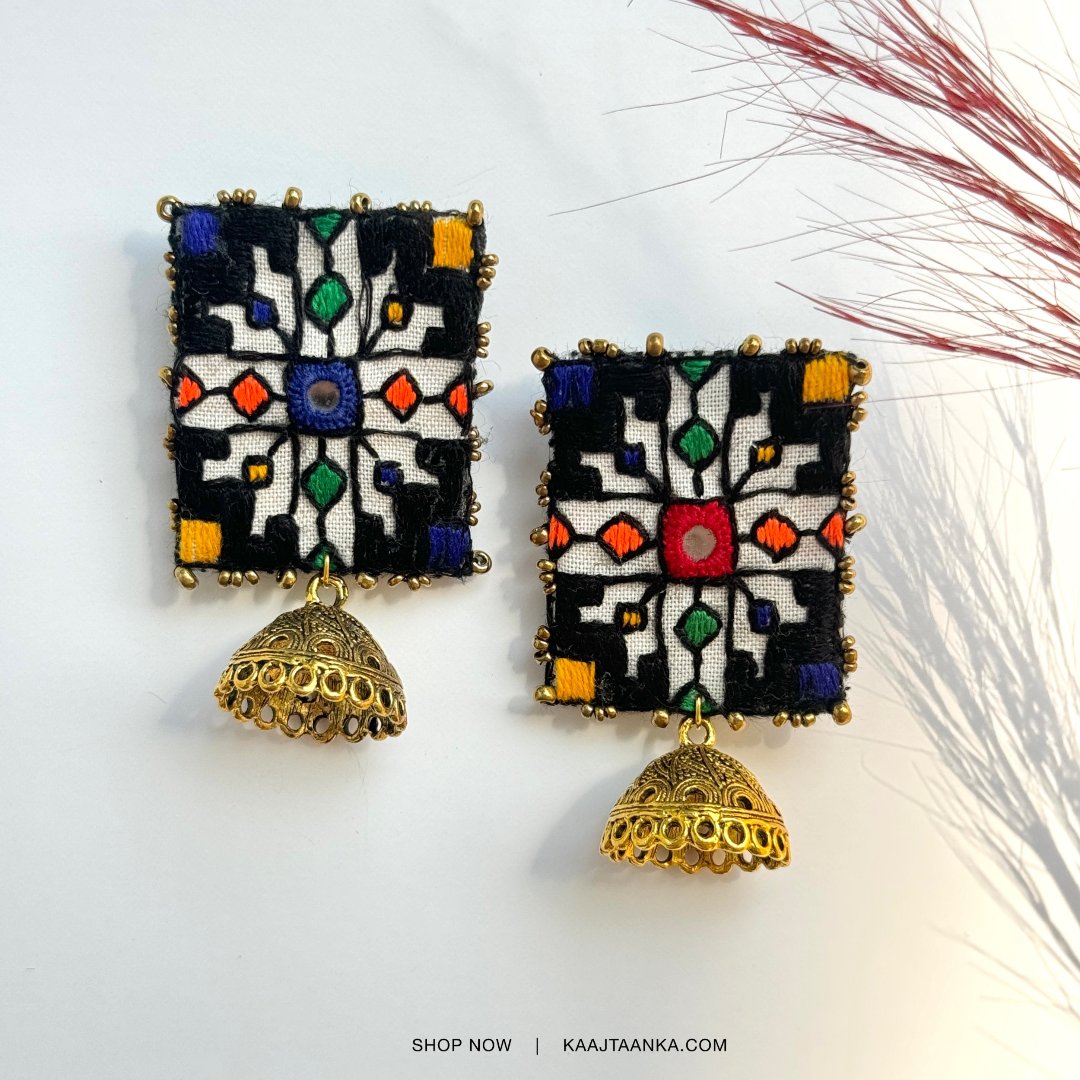 BANJARA JHUMKA Handmade earrings