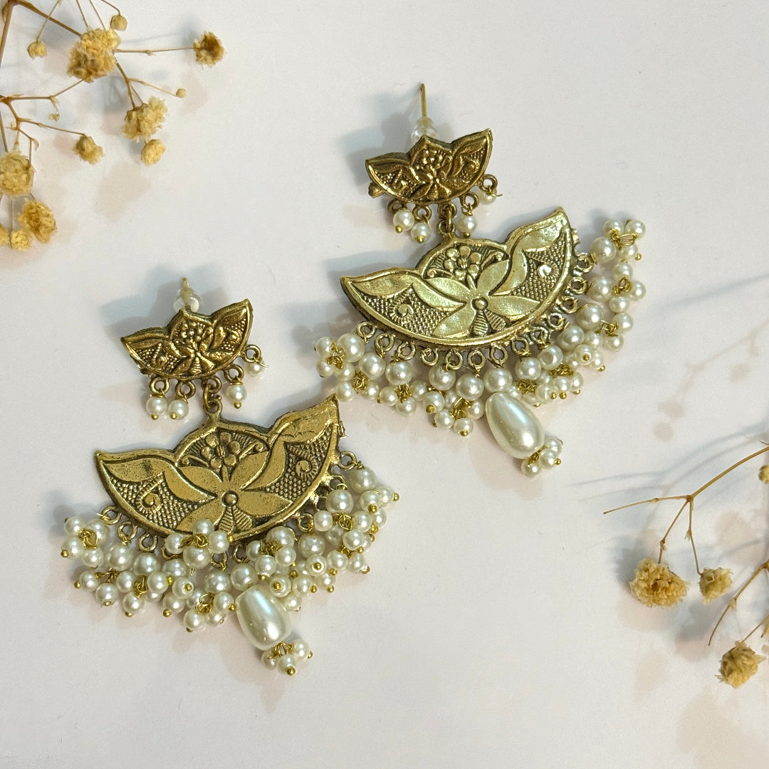 AFGHAN PEARLS EARRINGS