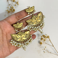 AFGHAN PEARLS EARRINGS