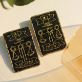 FF-JUSTICE TILLA EMBROIDRED handmade earring