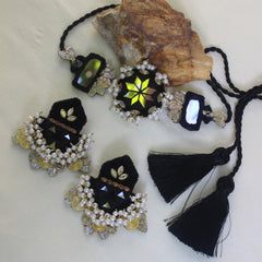 SS-BLACK FORMAL handmade jewellery set