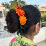 CROCHET HAIR BUN-WRAP
