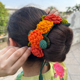 CROCHET HAIR BUN-WRAP