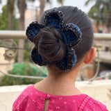 CROCHET BUN FLOWER