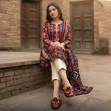 HANDMADE AJRAK POM POM KHUSSA
