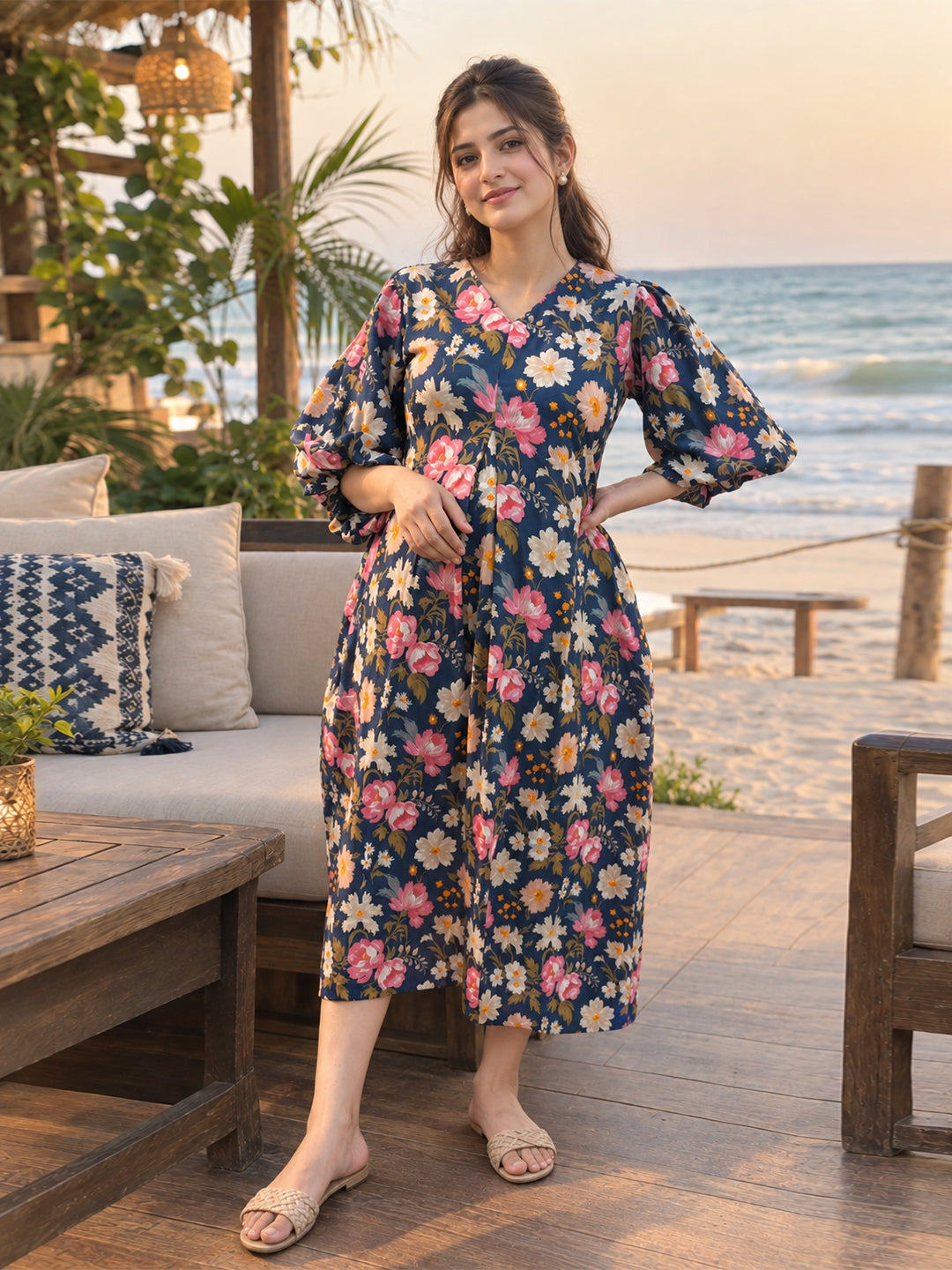 FLORAL BODY DRESS