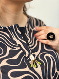 ABSTRACT BLACK SHIRT