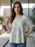 LIGHT GREEN CHICKEN KARI TOP