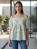 LIGHT GREEN CHICKEN KARI TOP