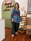 INDIGO AJRAK DRESS (2-Piece Set)